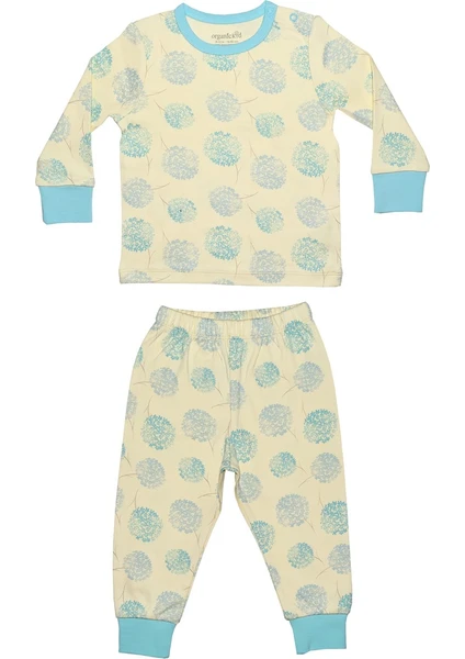 Blue Bloom Bebek Pijama Takımı