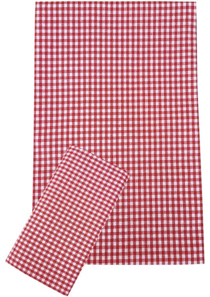 Yer Sofra Bezi Piknik Masa Örtüsü Zefir Kare Desen 170 x 170CM