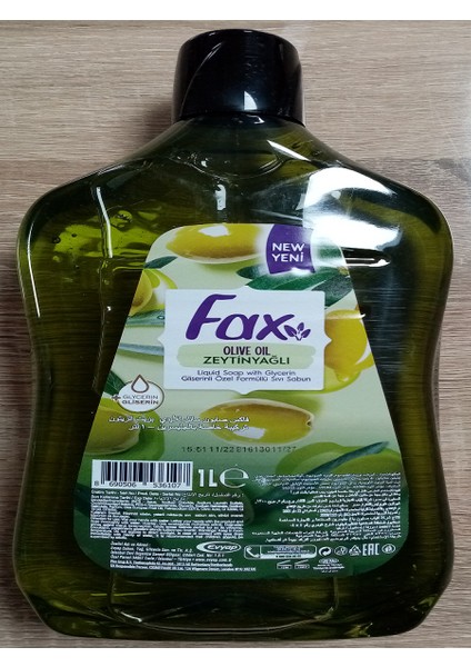 New Zeytinyağlı Sıvı Sabun 1 Litre