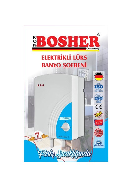 Ron Bosher Elektrikli Şofben Su Isıtıcı fiyatları