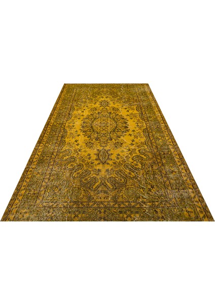 Klasik Modern Vintage Eskitme El Dokuma Halı 165 x 280 cm 9745