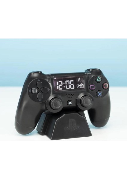 Playstation Controller Alarm Clock Black