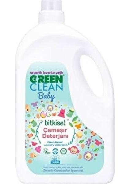 Green Clean Baby Orgaik Lavanta Yağlı Bitkisel Çamaşır Deterjanı 2750 ml