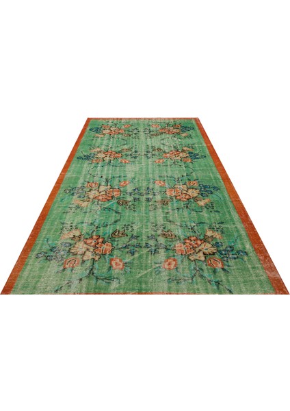 Eşsiz Anadolu Vintage Eskitme El Dokuma Halı 171 x 271 cm 9754