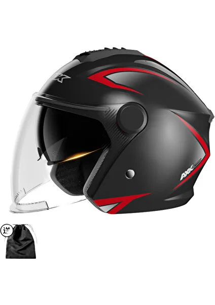 Kask Erkek Kadın Mevsim Motosiklet Yarım Kask Kış Bisiklet Kaskı(Yurt Dışından)