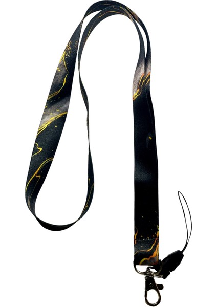 Black Gold Boyun Ipi ve Telefon Askısı