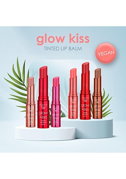 Golden Rose Glow Kiss Tinted Lip Balm Dudak Nemlendiricisi (No: Strawberry)