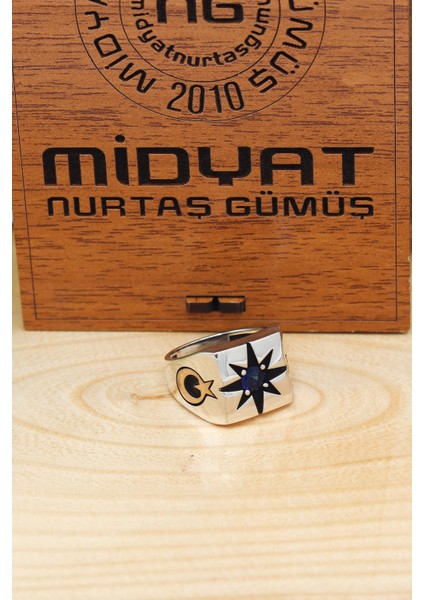 Ayyıldız Model 925 Ayar Gümüş Yüzük 201021642