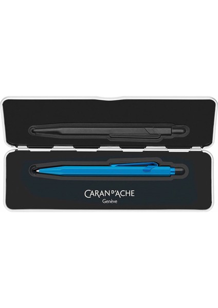 Caran D'Ache Caran Dache 849 Claim Your Style Tükenmez Kalem Azure Blue 849-597