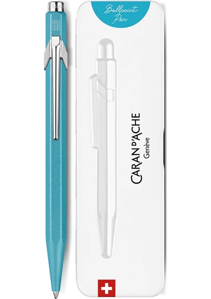 Caran D'Ache Caran Dache 849 Tükenmez Kalem Colormat-X Turquoise 849.681