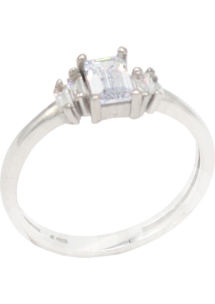 Zirkon Taşlı Kadın Gümüş Yüzük 201021630