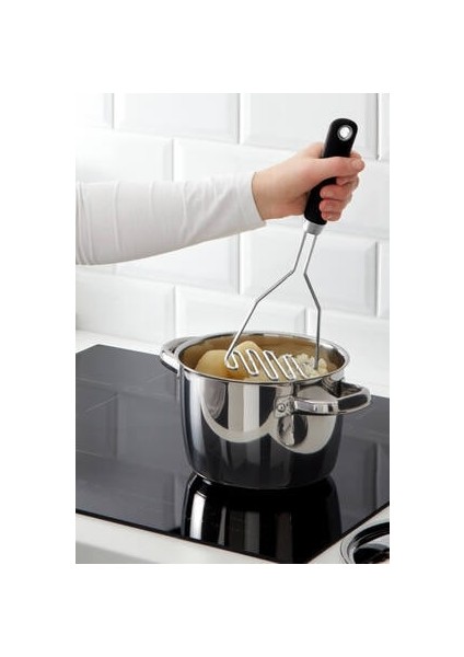 Lüks Patates Ezici Paslanmaz Çelik