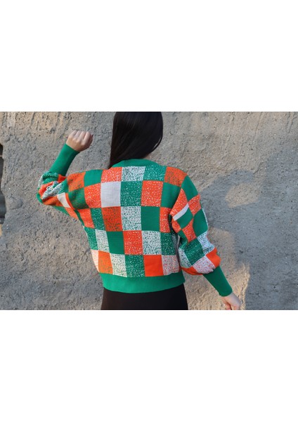 Moda Krop Triko Kadın Kazak