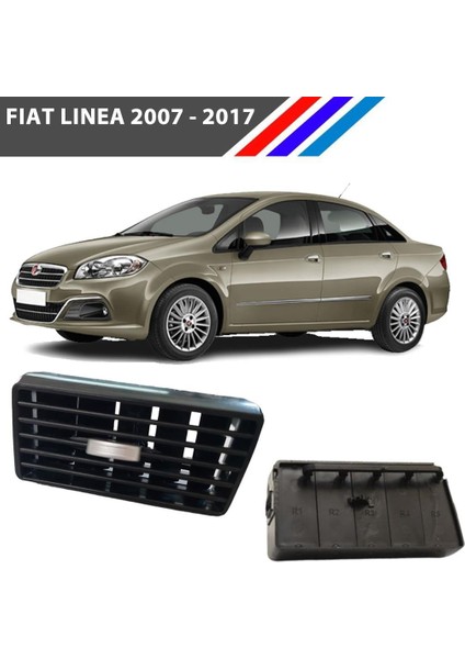 Fiat Linea Havalandırma Izgarası Yan Köşe Kısım Sağ Gri Düğmeli