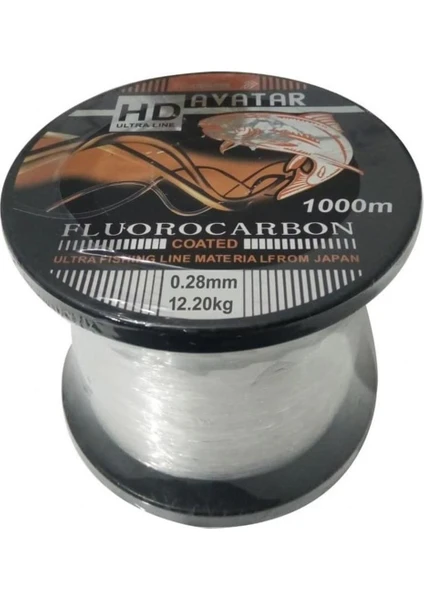 KABURA HD AVATAR 1000 MT Fluorocarbon Kaplama Misina