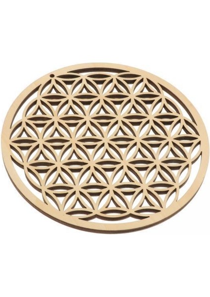Kutsal Geometri Ahşap Duvar Sanat Heykel 3 Pc (Yurt Dışından)