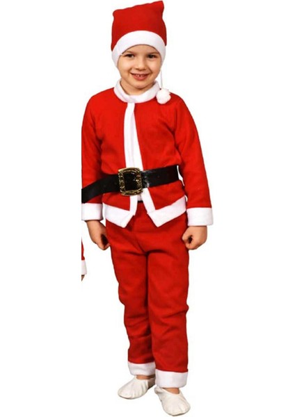 Çocuk Noel Baba Kostümü Noel Kıyafeti 1812 5/8