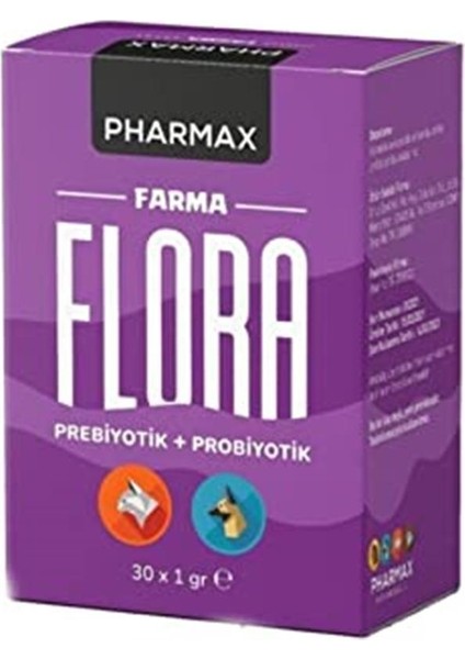 Farma Flora Kedi Köpek Prebiyotik Probiyotik 1gr x 30 Adet