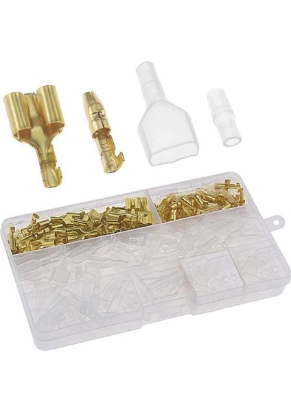 120 Parça 3.5 mm Bullet Konnektör Seti - Dişi Tarafı 2'li