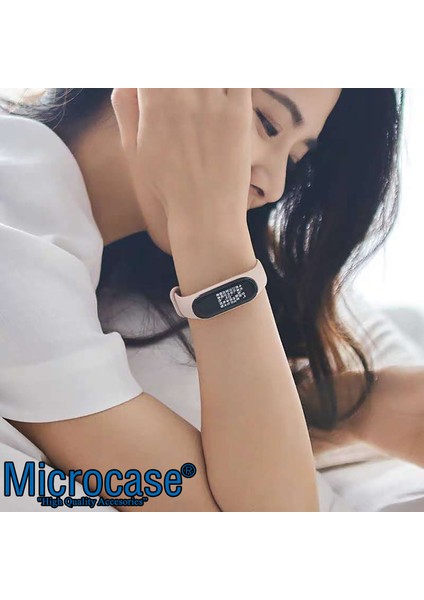 Xiaomi Mi Band 5-6-7 Için Kılıflı Silikon Kordon Kayış - KY48 fırsatları