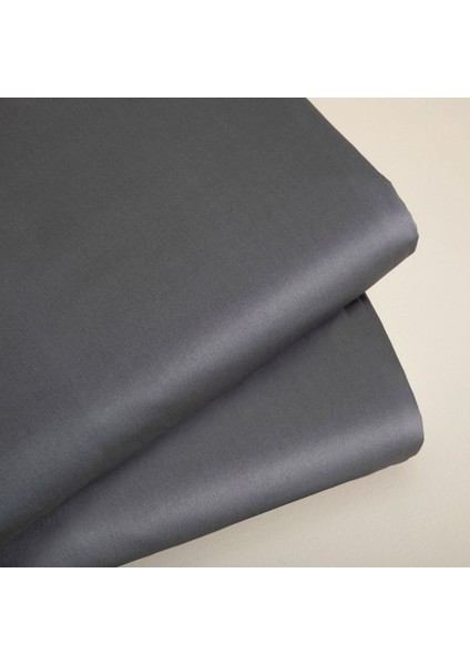 Luxury Düz Çarşaf 240 x 260 cm Koyu Gri modelleri