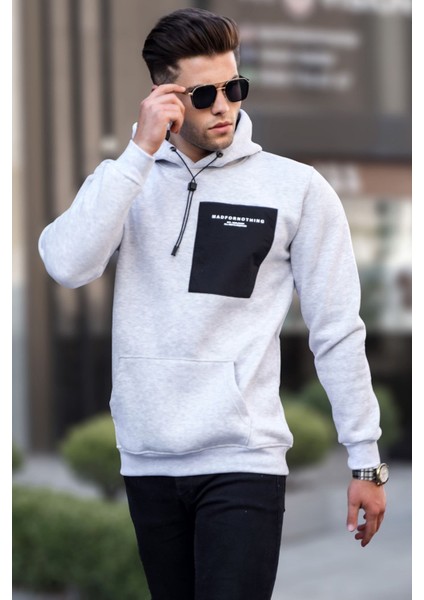 Karmelanj Baskılı Kapşonlu Sweatshirt 6004