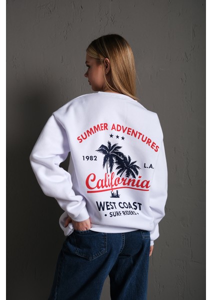 Kadın California Oversize Sweatshirt