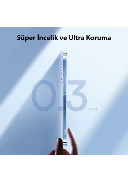 Crystal iPhone 14 Pro 6.1 Ultra-Thin Silikon Kılıf + Tempered Ekran Koruyucu Set