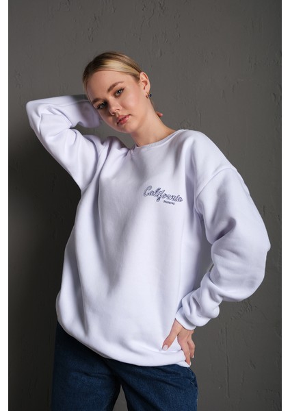 Kadın California Oversize Sweatshirt fırsatları