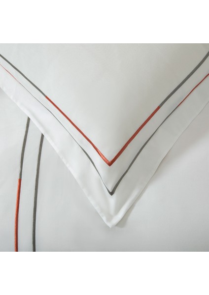 Geo Nevresım Seti Çift Kişilik 200 x 220 cm Ekru fiyatları