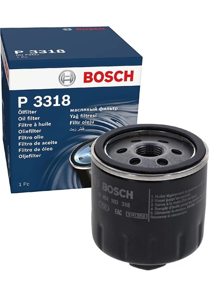 0451103318 Yag Fıltresı Bora Caddy Iı / Iıı Golf Iıı / Iv / V / Vı Polo Vento A2 Altea Cordoba Ibıza Iı / Iıı /