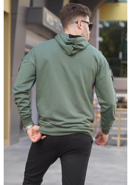 Haki Kapüşonlu Sweatshirt 4721 fiyatları