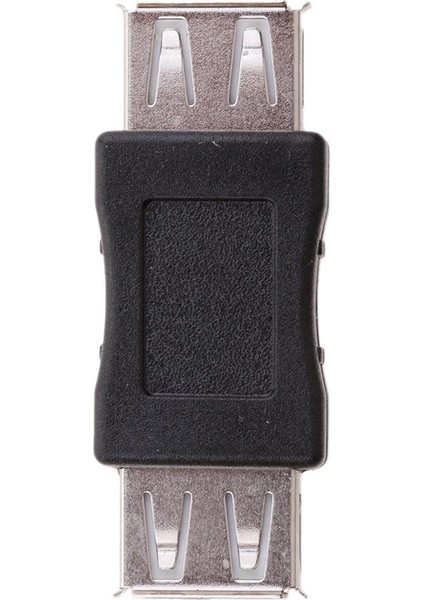 10 Parça. USB 2.0 Dişi Ila Dişi Adaptör, A Tip Ila Tip A - Siyah (Yurt Dışından)