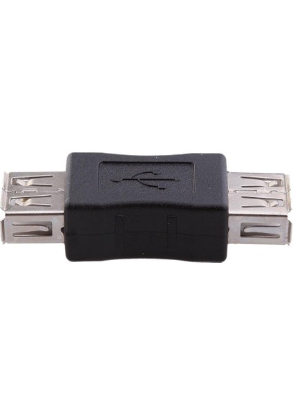 10 Parça. USB 2.0 Dişi Ila Dişi Adaptör, A Tip Ila Tip A - Siyah (Yurt Dışından)