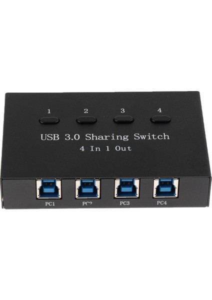 Usb3.0 Paylaşım Anahtarı Seçicileri Kvm 4 Bağlantı Noktası Seçici Hub Için (Yurt Dışından)