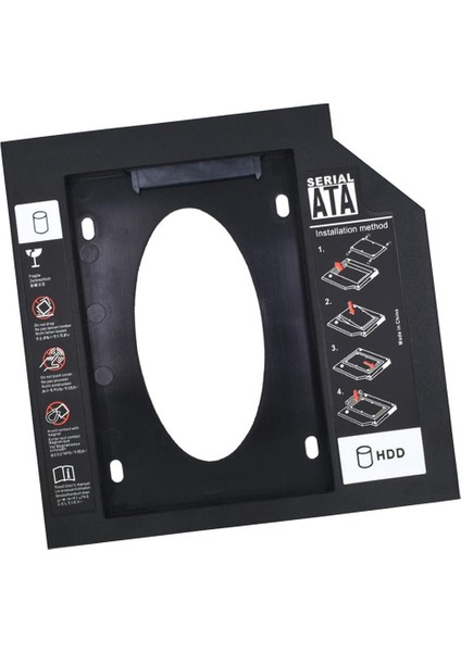 Abs 9.5mm 3.0 HDD Caddy Optik Körfez Braketi Dizüstü Bilgisayarlar Için (Yurt Dışından)