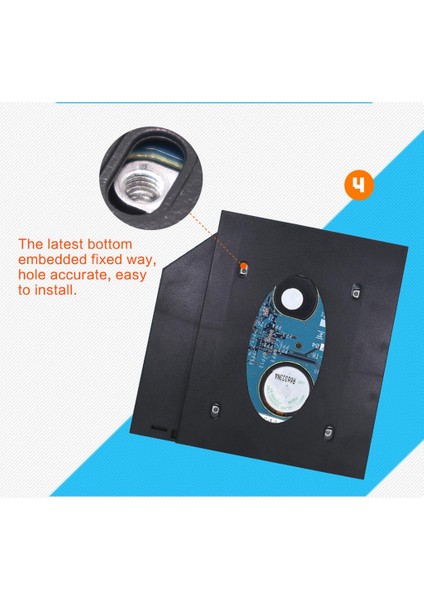 Abs 9.5mm 3.0 HDD Caddy Optik Körfez Braketi Dizüstü Bilgisayarlar Için (Yurt Dışından)