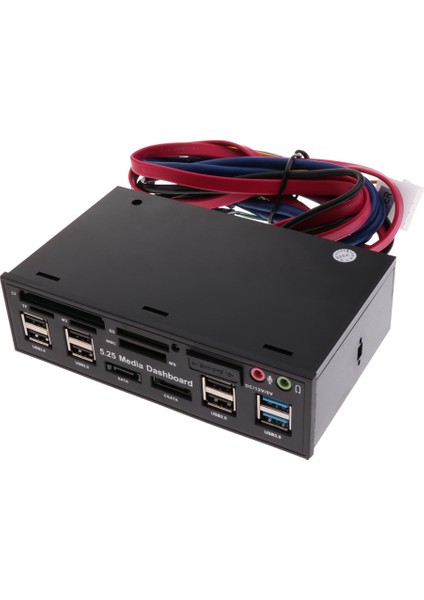 5.25''sigh Hız Usb3.0 /2.0 Medya Gösterge Tablosu Ön Panel Okuyucu (Yurt Dışından)