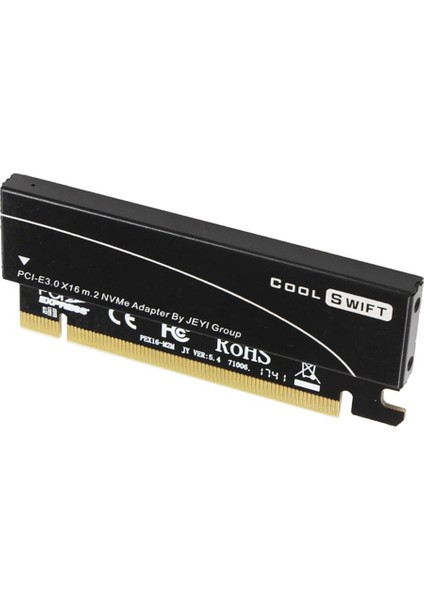 Nvme M.2 Ila 16X Adaptör Kartı Desteği 2230 2242 2260 2280 Tam Hız (Yurt Dışından)