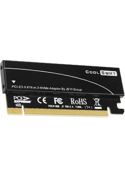 Nvme M.2 Ila 16X Adaptör Kartı Desteği 2230 2242 2260 2280 Tam Hız (Yurt Dışından)