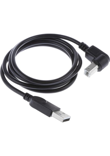 Usb2.0 Erkek -B Tip 90 ° Aşağı Açı Adaptör Şarj Kablo Kablosu Kablosu (Yurt Dışından) fiyatları