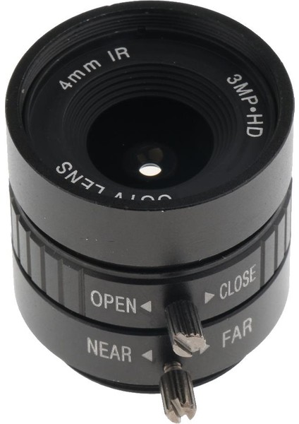 1/2 "sabit Iris 4mm 3mp Ir Lens Cs Kamera Için Montaj (Yurt Dışından)