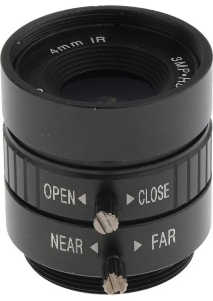 1/2 "sabit Iris 4mm 3mp Ir Lens Cs Kamera Için Montaj (Yurt Dışından)