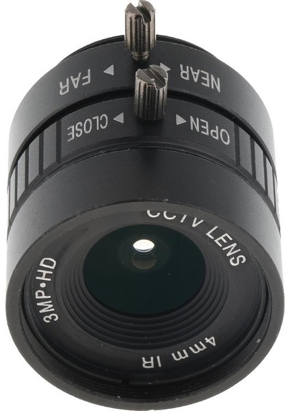 1/2 "sabit Iris 4mm 3mp Ir Lens Cs Kamera Için Montaj (Yurt Dışından)