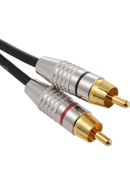 Rca Erkek Fişine Xlr 3 Pin Dişi Ses Kablosu Konektör Adaptör Kablosu 1m (Yurt Dışından)