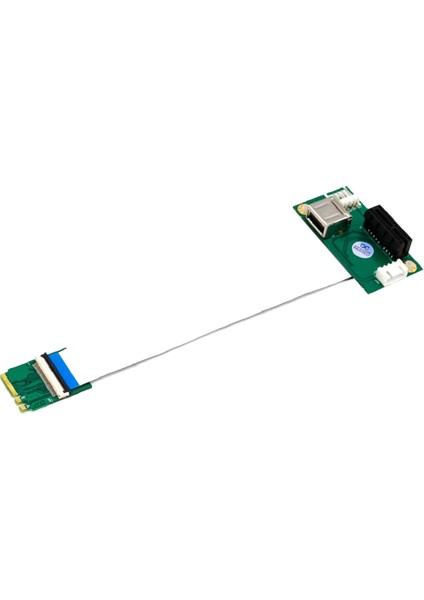 USB 2.0 Bağlantı Noktasına Sahip Ngff (M.2) Anahtar A/e X1 Adaptör Yükseltici Kartı (Yurt Dışından)