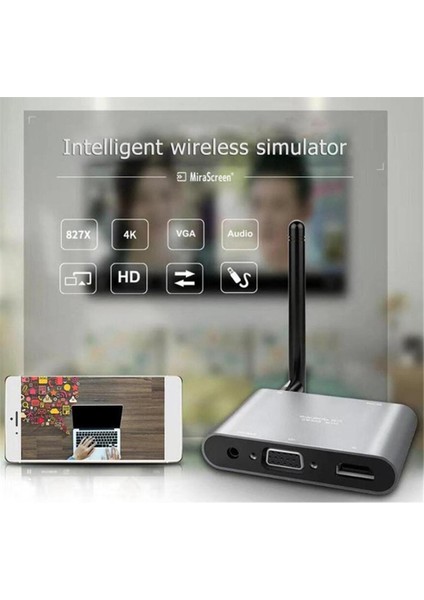 Hdmı Wifi Ekran Adaptörü Alıcı Ekran Paylaşımı Akıllı Telefon Döküm Için Tv'ye (Yurt Dışından)