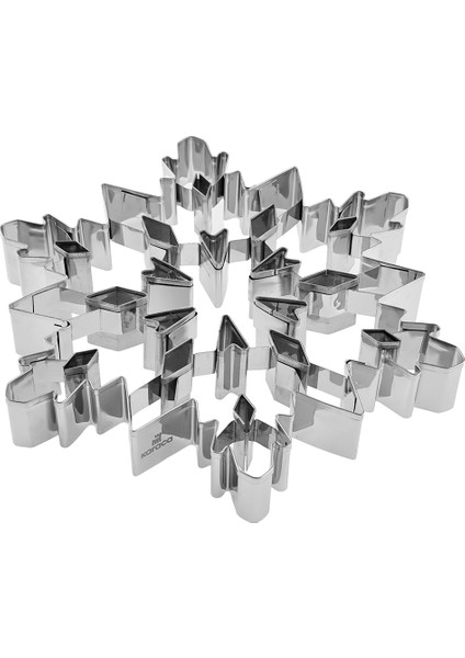 New Year Snowflake Kurabiye Kalıbı modelleri