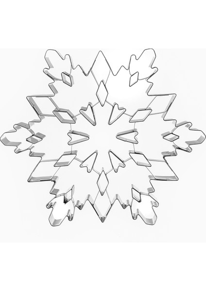 New Year Snowflake Kurabiye Kalıbı fırsatları