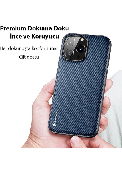 Fino Serisi iPhone 14 Pro 6.1 Inç Kılıf Premium Dokuma Silikon Kılıf modelleri